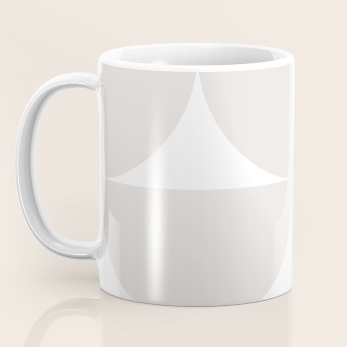 Bauhaus Mid Century Modern Geometric IV Grey Coffee Mug Gallery Image 3