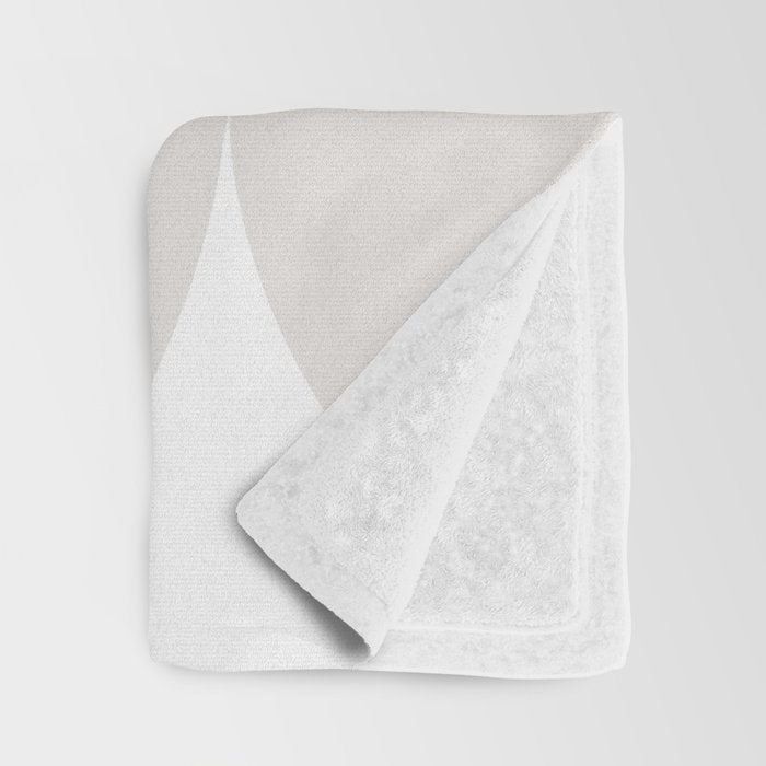 Bauhaus Mid Century Modern Geometric IV Grey Throw Blanket Gallery Image 3