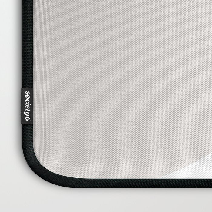 Bauhaus Mid Century Modern Geometric IV Grey Laptop Sleeve Gallery Image 3