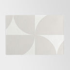 Bauhaus Mid Century Modern Geometric IV Grey Rug Gallery Image 2