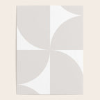 Bauhaus Mid Century Modern Geometric IV Grey Poster Gallery Image 4