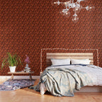 Mysterious Garden - black and orange Wallpaper Gallery Image 3
