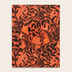 Mysterious Garden - black and orange Notebook Gallery Image 4
