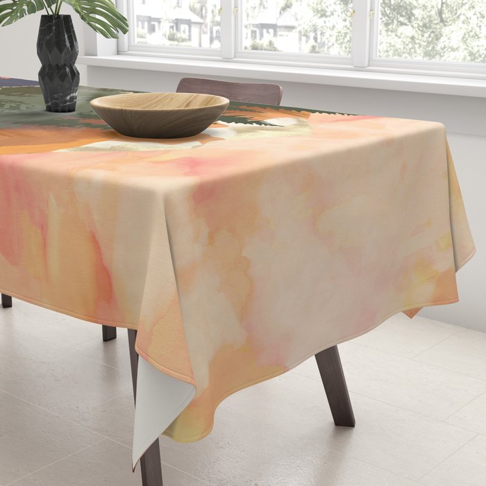 Mountain Dusk Tablecloth Gallery Image 3