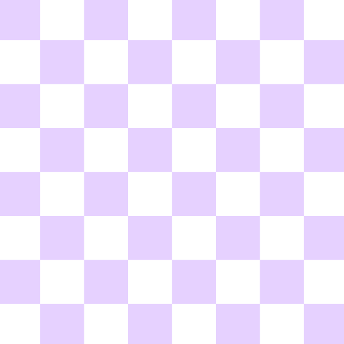 Large Chalky Pale Lilac Pastel Color and White Checkerboard Coffee Mug Gallery Image 2