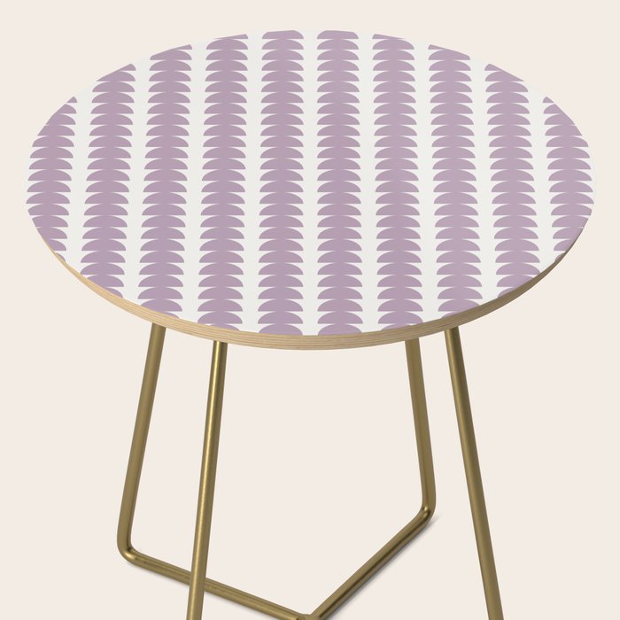Maude Pattern - Lilac Purple Side Table Gallery Image 2