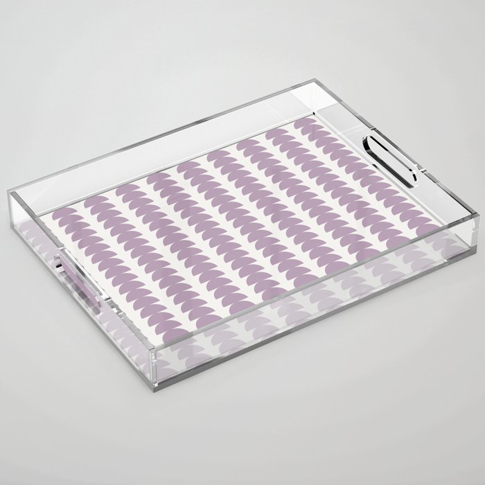Maude Pattern - Lilac Purple Acrylic Tray Gallery Image 1