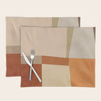 Earth Colors Warm Tones Fall Abstract Art Placemat Gallery Image 1