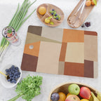 Earth Colors Warm Tones Fall Abstract Art Cutting Board Gallery Image 2