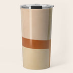 Earth Colors Warm Tones Fall Abstract Art Travel Mug Gallery Image 1