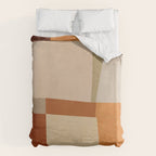 Earth Colors Warm Tones Fall Abstract Art Duvet Cover Gallery Image 6
