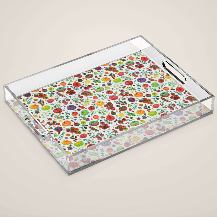 Tomato Garden Acrylic Tray Gallery Image 1