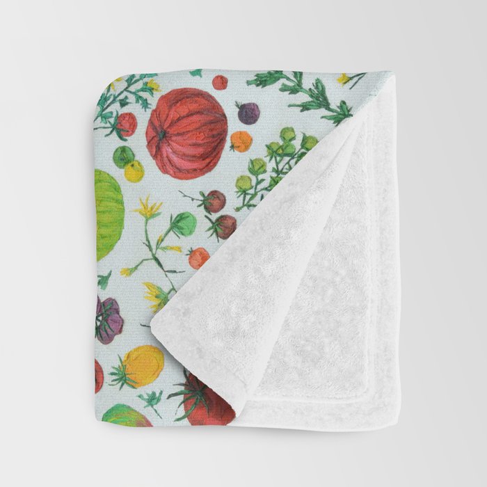 Tomato Garden Throw Blanket Gallery Image 3