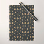 Cat Landscape 136: Cat Moon Wrapping Paper Gallery Image 1
