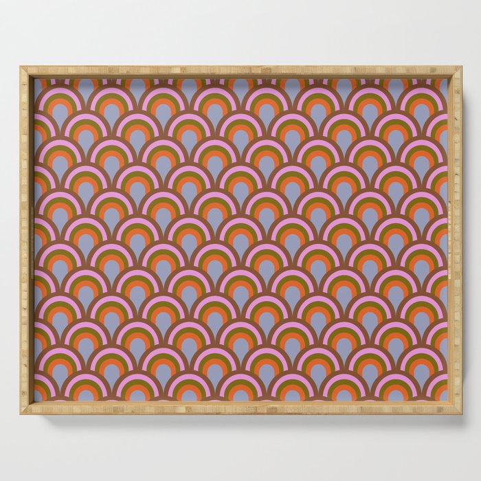 Retro Rainbow Arches Serving Tray Gallery Image 1