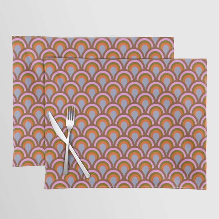 Retro Rainbow Arches Placemat Gallery Image 1