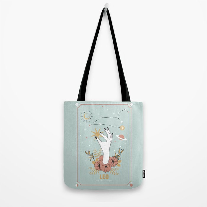 Leo Zodiac Series Tote Bag Gallery Image 2