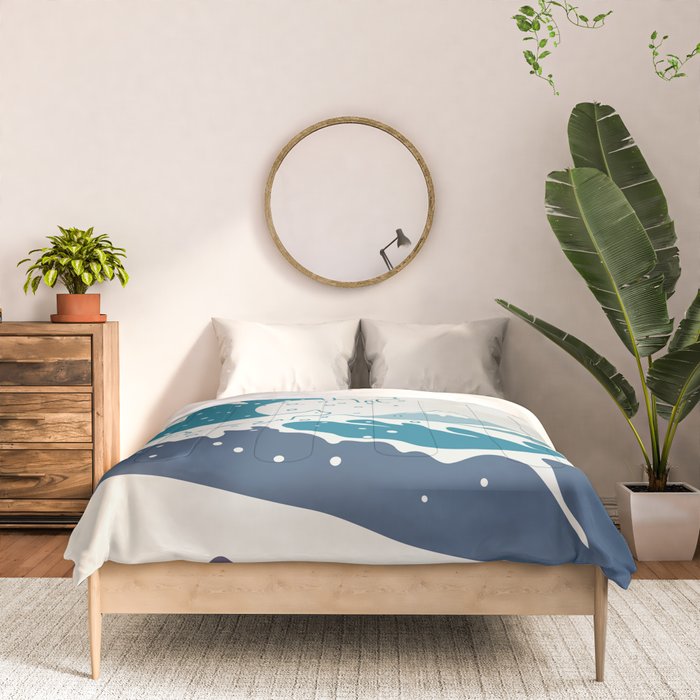 Cat Landscape 34 Comforter Gallery Image 3