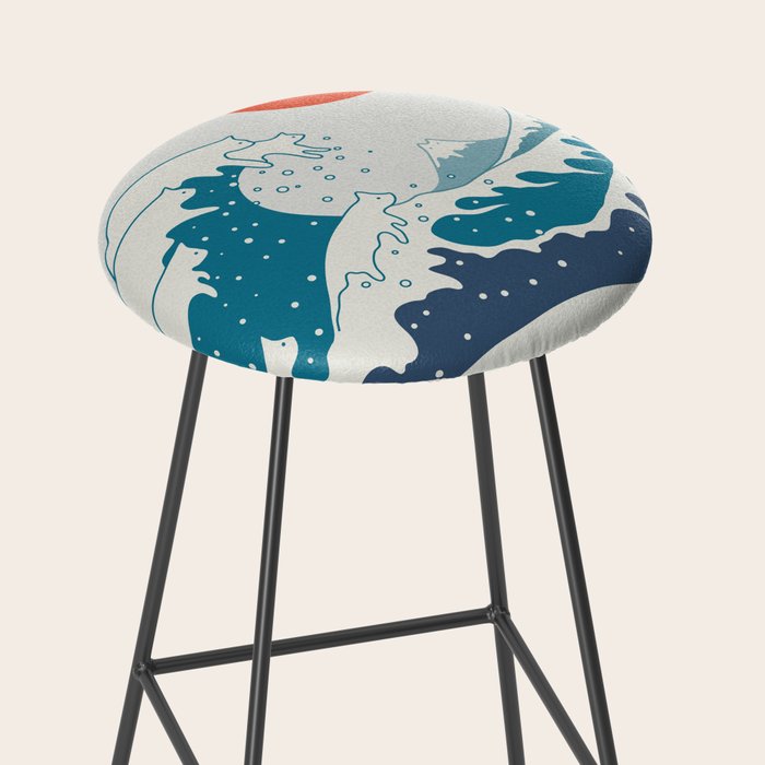 Cat Landscape 34 Stool Gallery Image 2