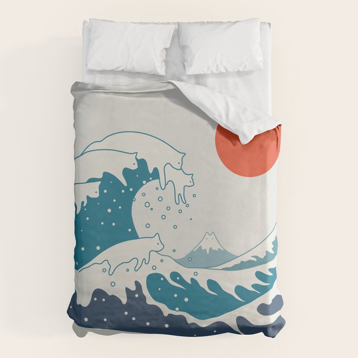 Cat Landscape 34 Duvet Cover Gallery Image 6