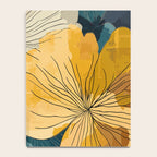Floral Navy Honey Notebook Gallery Image 4