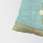 White Roses in Blue Vase Pillow Sham Gallery Image 4