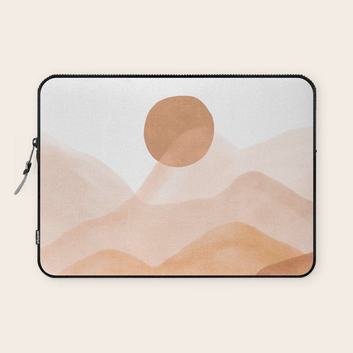 Dreamy mountain sun landscape Laptop Sleeve Gallery Image 1