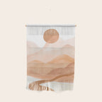 Dreamy mountain sun landscape Wall Hanging Gallery Image 1
