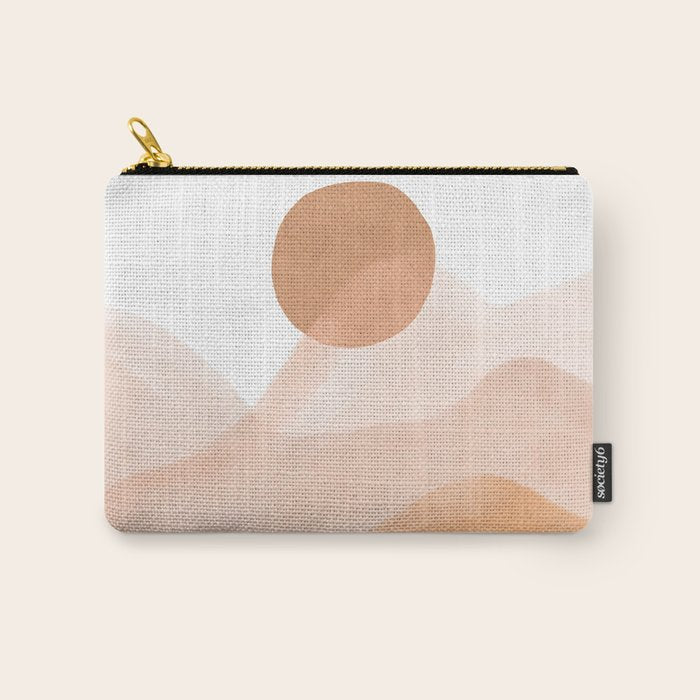 Dreamy mountain sun landscape Carry All Pouch Gallery Image 1
