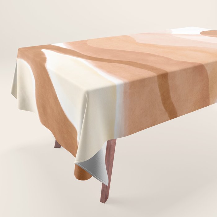 Dreamy mountain sun landscape Tablecloth Gallery Image 1