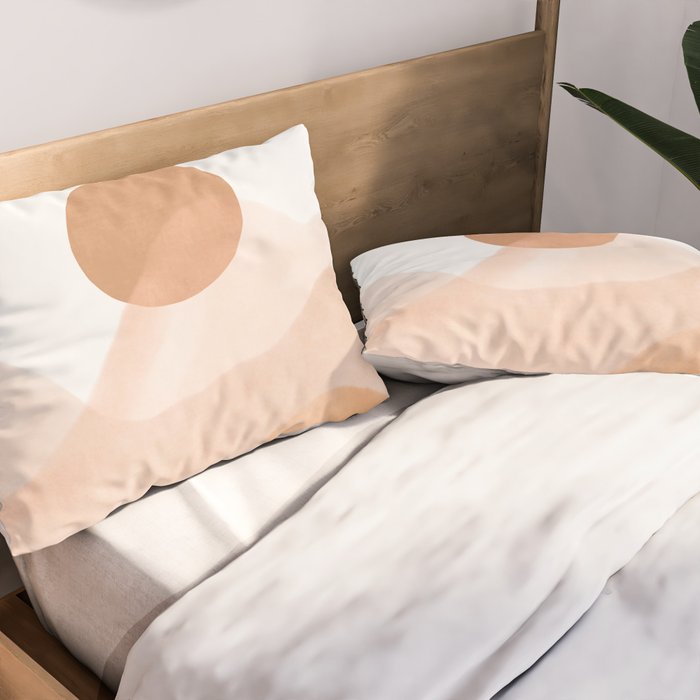 Dreamy mountain sun landscape Pillow Sham Gallery Image 2