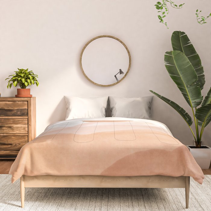 Dreamy mountain sun landscape Comforter Gallery Image 3
