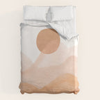 Dreamy mountain sun landscape Duvet Cover Gallery Image 6