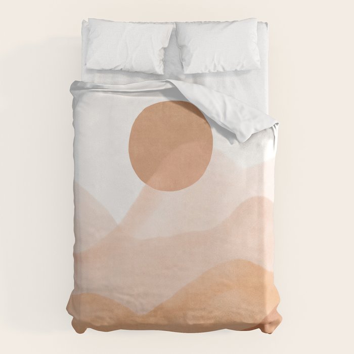Dreamy mountain sun landscape Duvet Cover Gallery Image 6