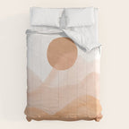 Dreamy mountain sun landscape Comforter Gallery Image 6