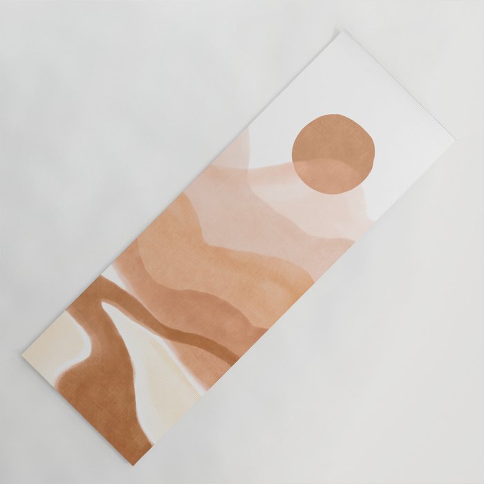 Dreamy mountain sun landscape Yoga Mat Gallery Image 1