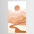 Dreamy mountain sun landscape Tablecloth Gallery Image 2