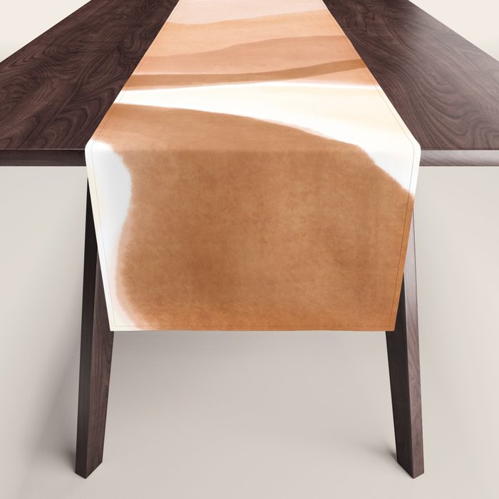 Dreamy mountain sun landscape Table Runner Gallery Image 1