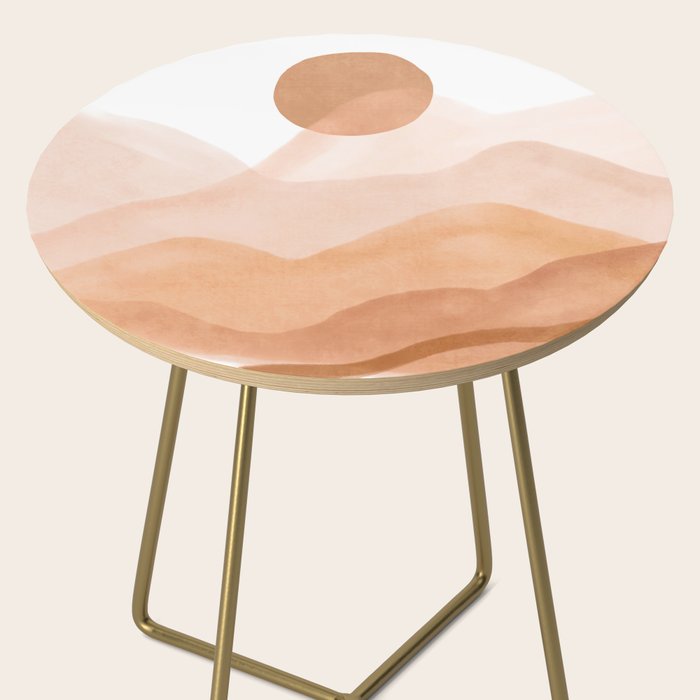 Dreamy mountain sun landscape Side Table Gallery Image 2