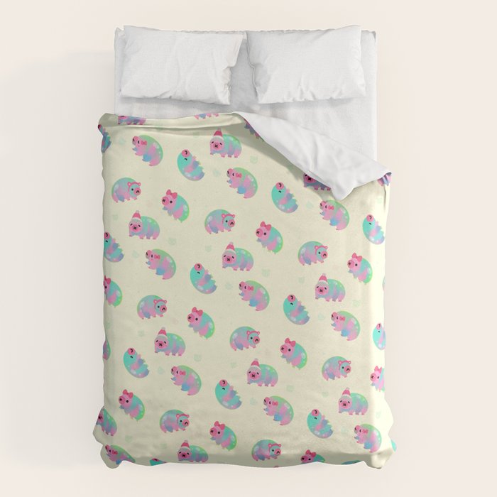 Water Bear(Tardigrades) Duvet Cover Gallery Image 1