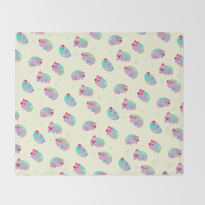 Water Bear(Tardigrades) Throw Blanket Gallery Image 2