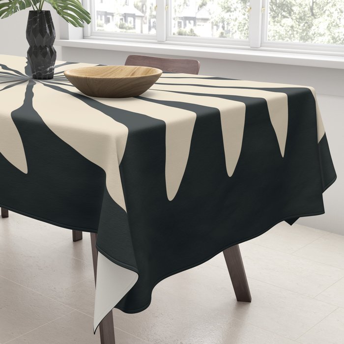 Star Leaf: Noir Tablecloth Gallery Image 3