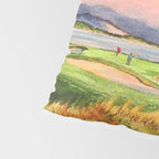 Pebble Beach Golf Course 7th Hole Pillow Sham Gallery Image 4
