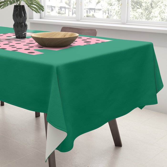 The Stare 3: Pink Cheetah Edition Tablecloth Gallery Image 3