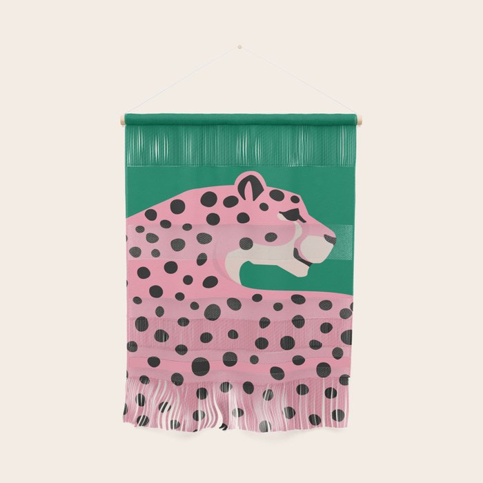 The Stare 3: Pink Cheetah Edition Wall Hanging Gallery Image 1