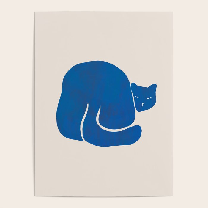 Blue cat Poster Gallery Image 1