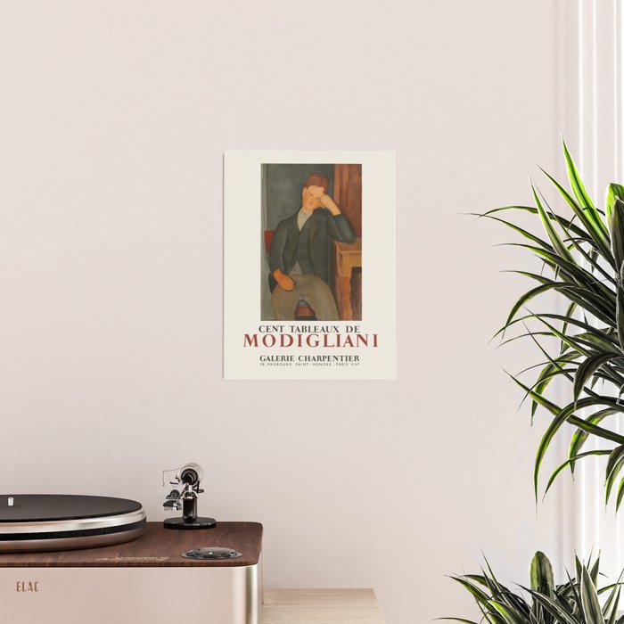 Amedeo Modigliani Vintage Exhibition Poster, 1958 Poster Gallery Image 2