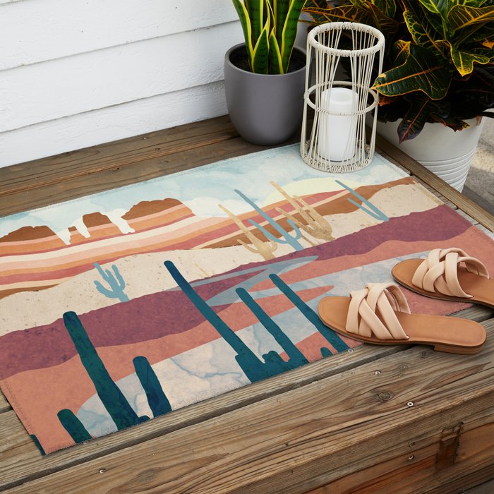 Desert Vista Outdoor Rug Gallery Image 2