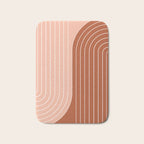 Two Tone Line Curvature XXIX Bath Mat Gallery Image 1