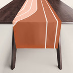 Two Tone Line Curvature XXIX Table Runner Gallery Image 1